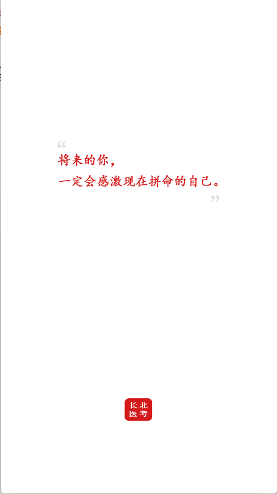 长北医考