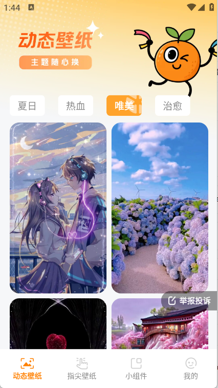 甜橙壁纸